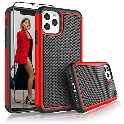 UNA SELLER Red Shockproof Cover For Apple iPhone 11 Pro Max 6.5" 2019 Phone Case