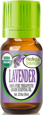 UNA SELLER 10 ml Organic Lavender Essential Oil (100% Pure - USDA Certified Organic)