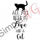 All You Need Is Love And A Cat Cut File