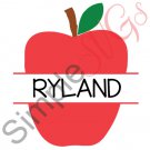 Apple, Split Frame For Name Cut File