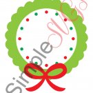 Christmas Wreath Cut File