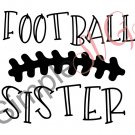 Football Sister Cut File