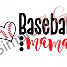 Baseball Mama Cut File