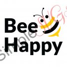 Bee Happy Cut File