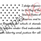 Pledge Of Allegiance Cut File