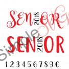 Senior With Year Cut File