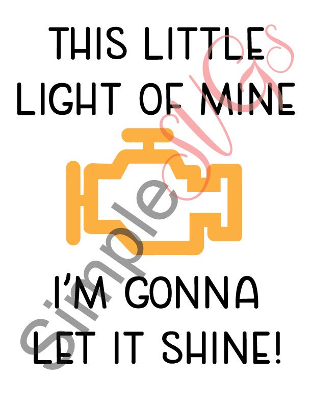 This Little Light Of Mine Cut File
