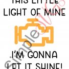 This Little Light Of Mine Cut File