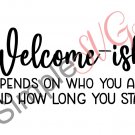 Welcome-ish Cut File