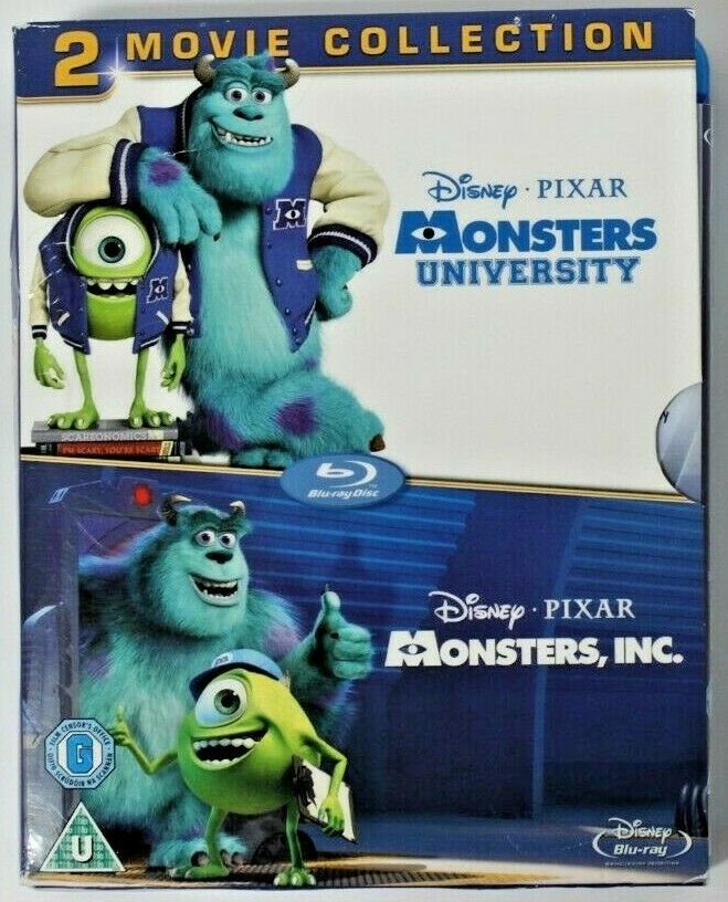 Monsters Universitymonsters Inc 2 Movie Collection Blu Ray Region Free