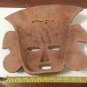 Mayan Aztec Terra Cotta Clay Mask Birds Wall Face Mask
