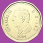 Non-colourized Coin CANADA 2024 $1 Montgomery UNCIRCULATED
