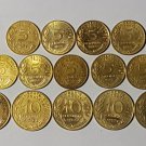 Lot 14 Coin France 5 10 centimes 1963 1966 1968 1969 1970 1971 up to 1996