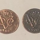 Coin 1 Duit Holland Netherlands East Indies 1742 OR 1752 OR 1766