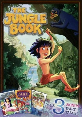 The Jungle Book PLUS 3 Bonus Fairy Tales DVD BRAND NEW