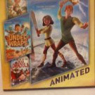 4 cartoon film collection Thor Legend of the Magical, Under Wraps, Fear Dacula BRAND NEW