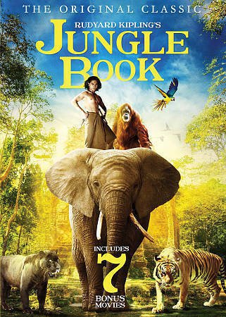 Jungle Book ~The Original Classic by: Rudyard Kiplings DVD 2015 + 7 Bonus Movies