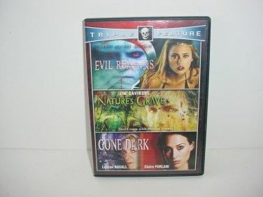 Natures Grave/Evil Remains/Gone Dark (DVD, 2010, 2-Disc Set) triple feature