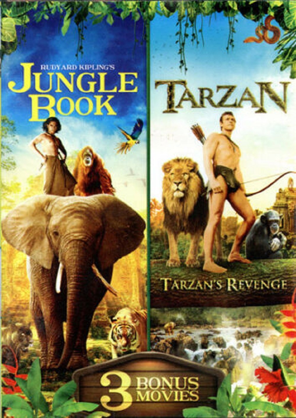 Jungle Book And Tarzan S Revenge 3 Bonus Movies Dvd Brand New