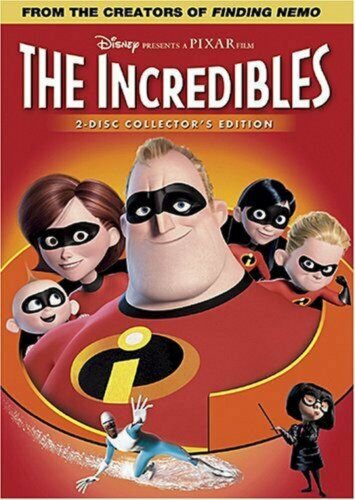 The Incredibles (DVD, 2-Disc Set, Fullscreen, Collectors Edition) Disney Pixar LIKE NEW