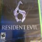RESIDENT EVIL 6 XBOX 360 2 DISC SET LIKE NEW NO BOOKLET