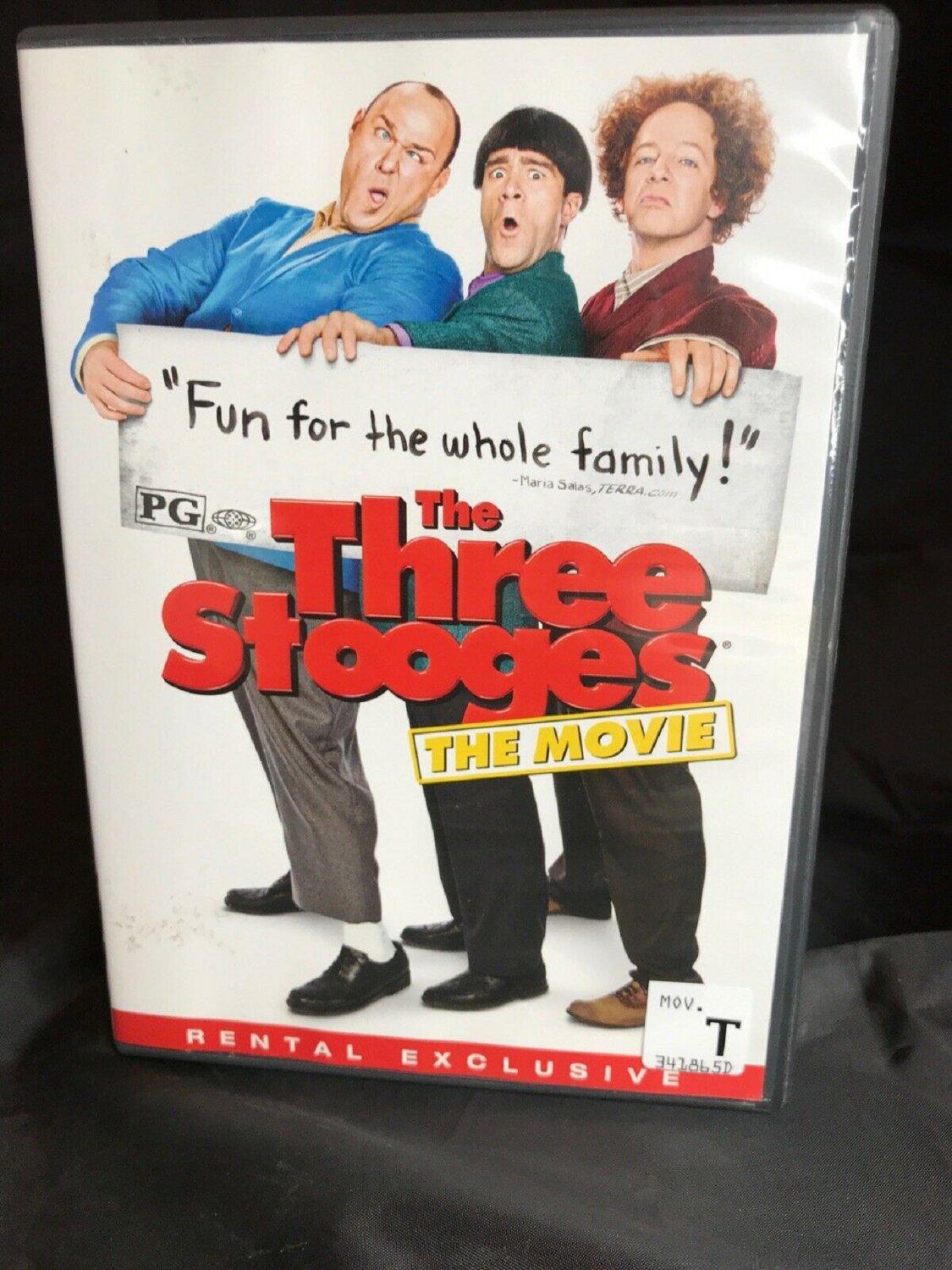 The Three Stooges (DVD, 2012) condition LIKE NEW