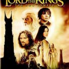 LORD OF THE RINGS 2 disc set. THE TWO TOWERS - DVD LIKE NEW with FLYERS
