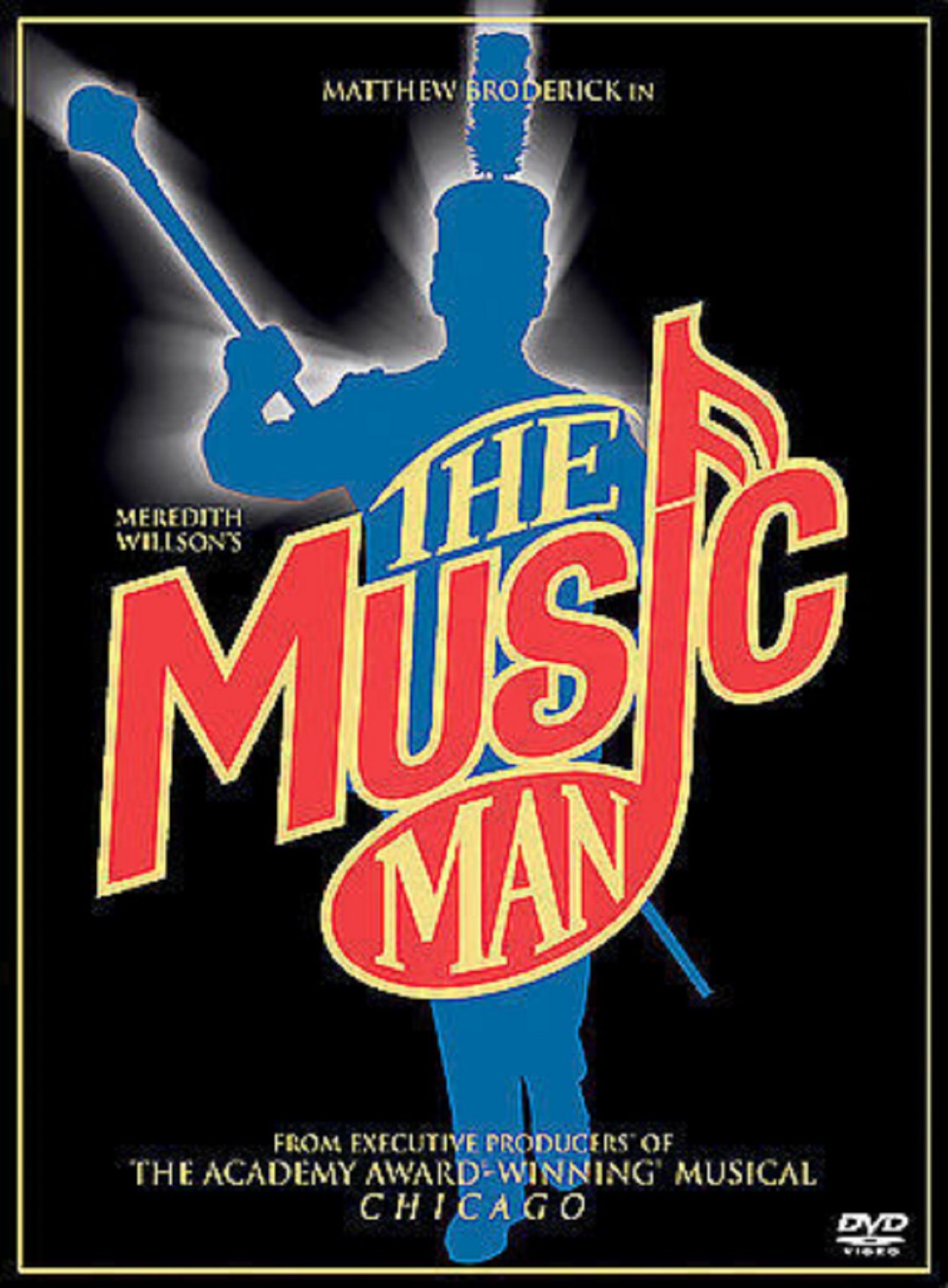 The Music Man (DVD, 2003) with Matthew Broderick BRAND NEW
