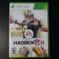 Madden NFL 11 (Microsoft Xbox 360, 2010) VERY GOOD - NO BOOKLET