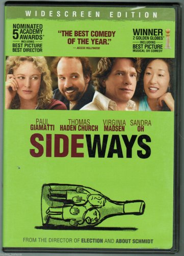 Sideways (DVD, 2005, Canadian Widescreen) LIKE NEW with FLYER