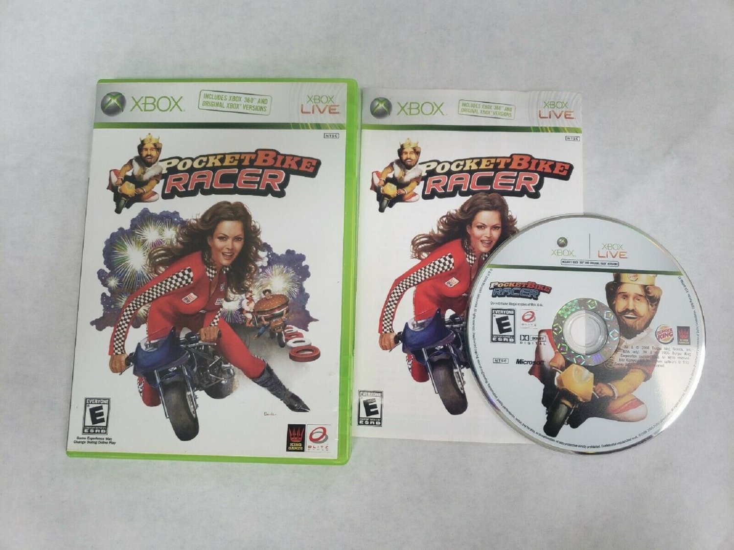 Pocketbike Racer (Microsoft Xbox 360, 2006) VERY GOOD with BOOKLET