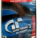 Gran Turismo 3 A-spec Greatest Hits, PS2 CIB VERY GOOD Condition with BOOKLET