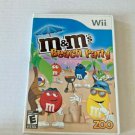 M&M's Beach Party for Nintendo Wii LIKE NEW with BOOKLET