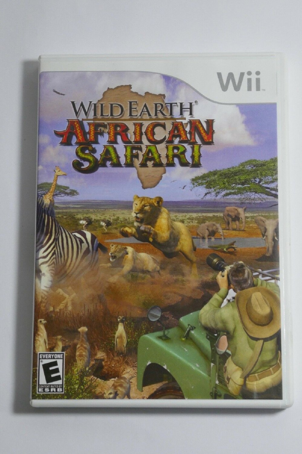 Wild Earth African Safari (Nintendo Wii, 2008) LIKE NEW with BOOKLET
