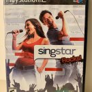 SingStar Rocks (Sony PlayStation 2, 2006) LIKE NEW with BOOKLET NO MICROPHONE