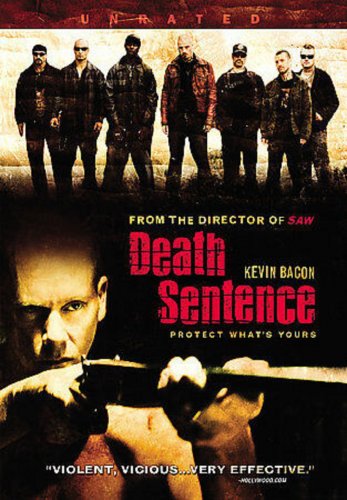 Death Sentence Kevin Bacon (DVD, 2009, Rated Unrated Footage) disc is VERY GOOD