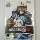 Madden NFL 08 (Nintendo Wii, 2007) LIKE NEW with BOOKLET