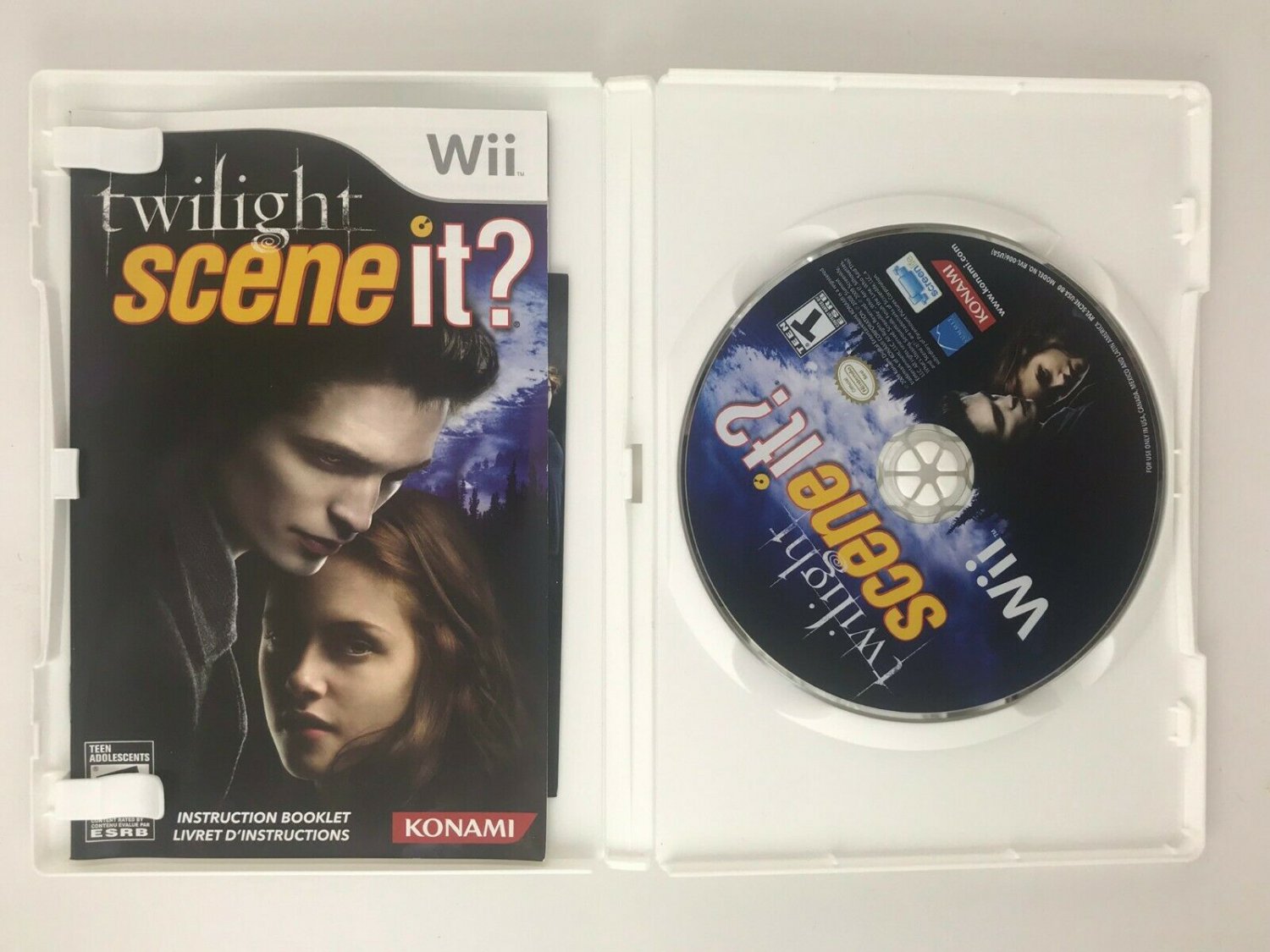 Scene It Twilight Nintendo Wii Video Game Like New With Booklet