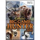 Cabela's Big Game Hunter 2010 (Nintendo Wii, 2009) LIKE NEW with BOOKLET