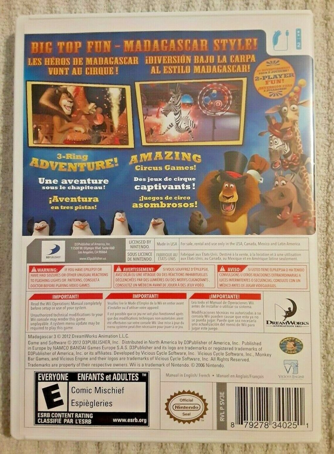 madagascar-3-the-video-game-for-nintendo-wii-like-new-with-booklet