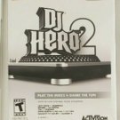 DJ Hero 2 nintendo wii LIKE NEW with BOOKLET