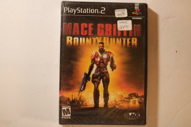 Mace Griffin Bounty Hunter PS2 disc LIKE NEW NO BOOKLET case plastic cover is torn