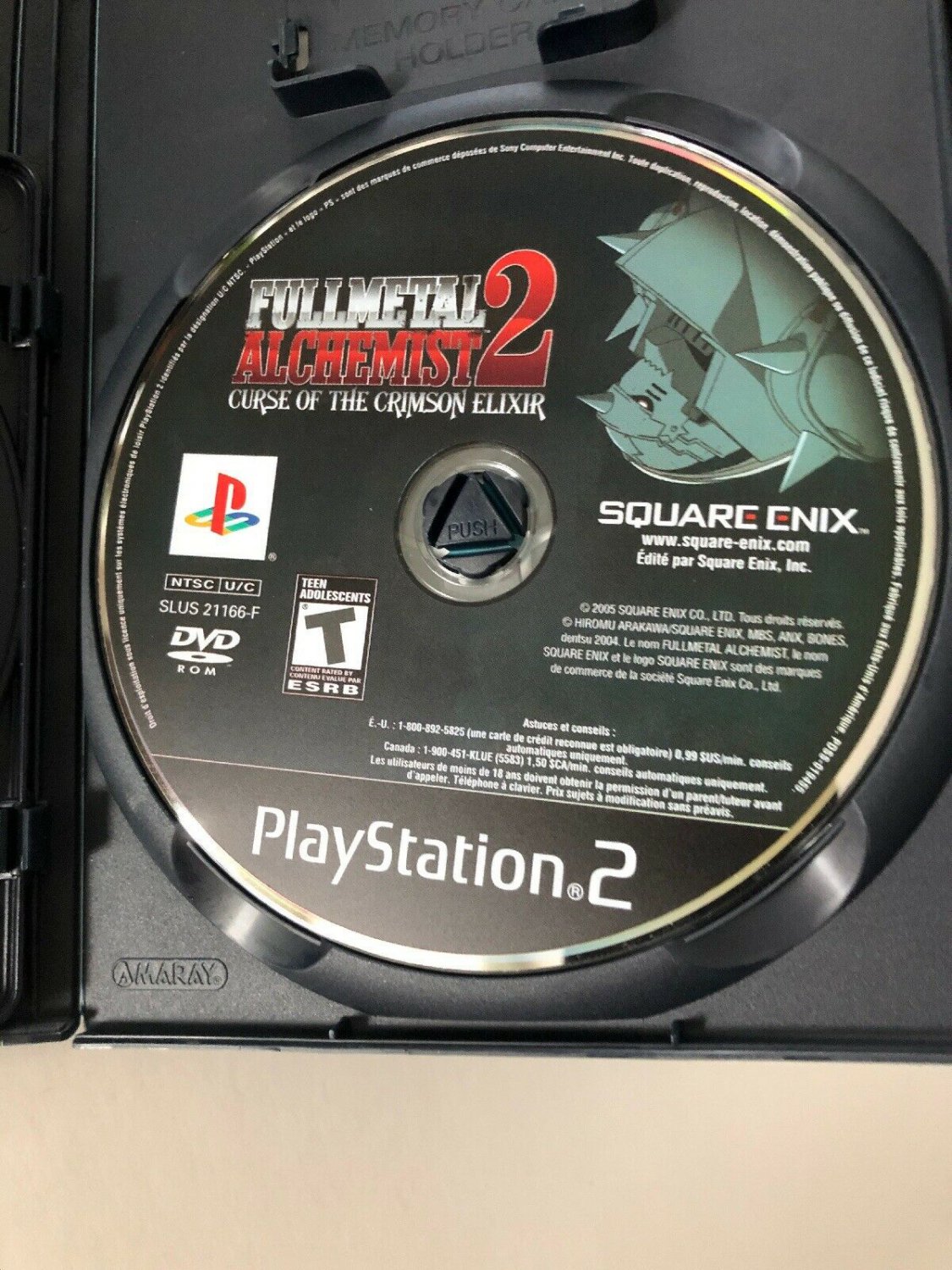 Fullmetal Alchemist 2 Curse of the Crimson Elixir (PS2) 2 disc set ...