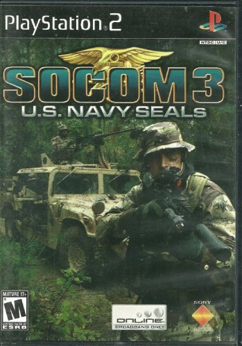 SOCOM 3: U.S. Navy SEALs (Sony PlayStation 2) Condition is VERY GOOD wit BOOKLET
