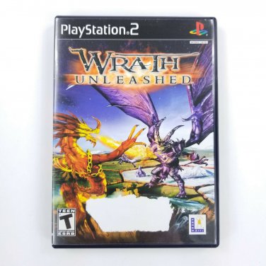 Wrath Unleashed (Sony PlayStation 2) Disc is VERY GOOD, NO BOOKLET, Store Printed cover