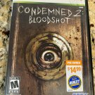 Condemned 2: Bloodshot (Microsoft Xbox 360, 2008) disc LIKE NEW with BOOKLET