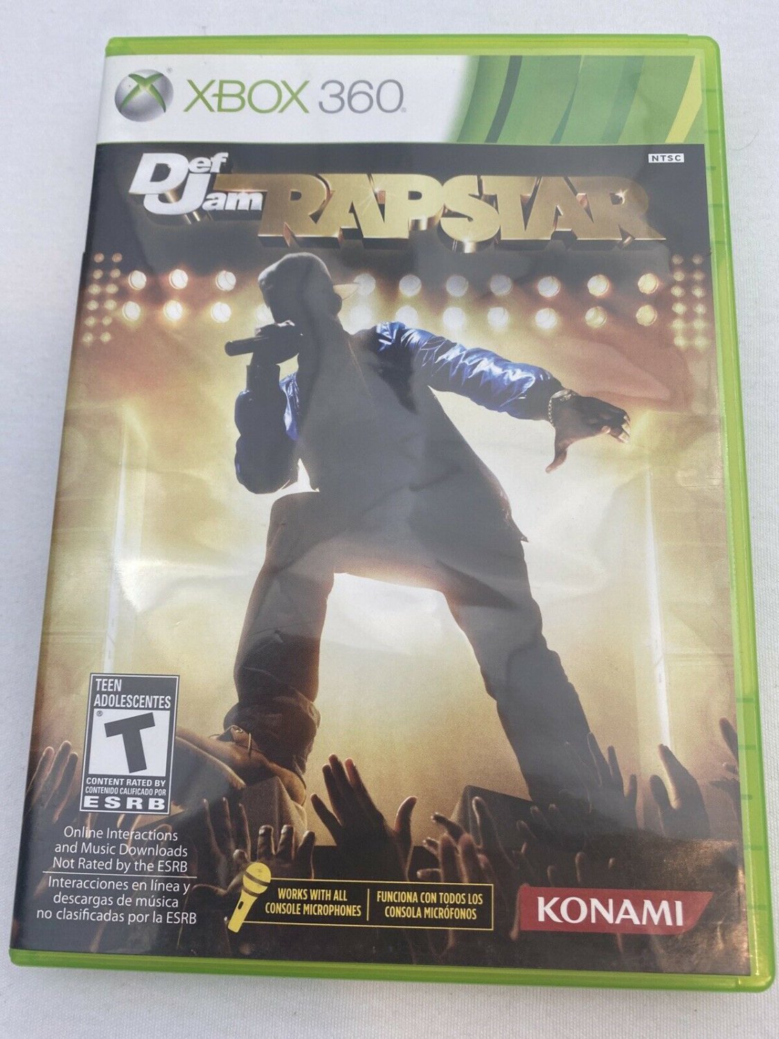 Def Jam Rapstar (Microsoft Xbox 360, 2010) CIB VERY GOOD with BOOKLET
