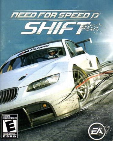 Need for Speed: Shift (Sony PlayStation 3, 2009) LIKE NEW case & Disc, NO BOOKLET