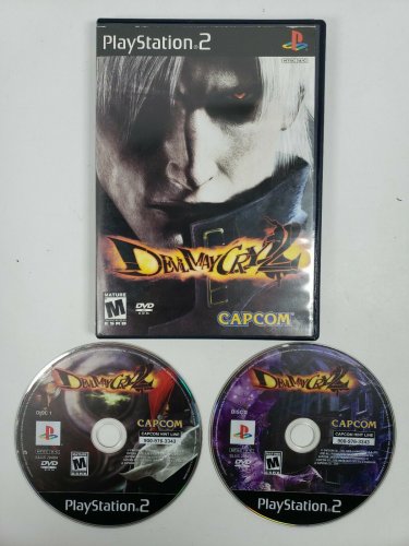 Devil May Cry 2 (Sony PlayStation 2, PS2, 2003) 2-Disc Set VERY GOOD Condition with BOOKLET