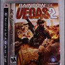 Tom Clancy's Rainbow Six: Vegas 2 (Sony PlayStation 3, 2008) LIKE NEW NO BOOKLET